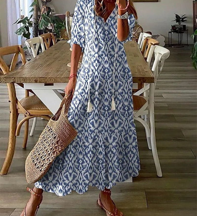 Luna | Lightweight Boho Midi Dress