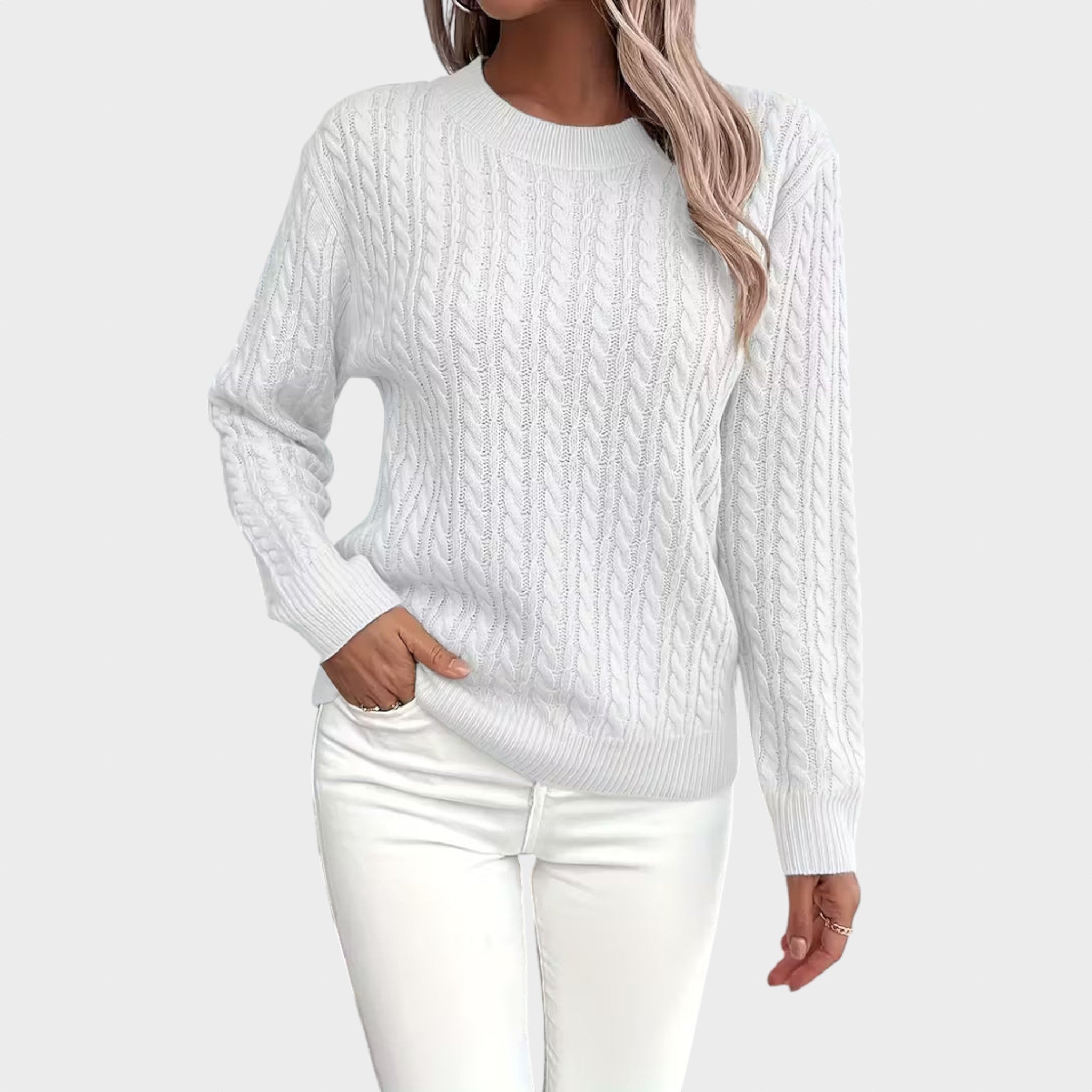 Vivianne – Soft Textured Knitted Sweater