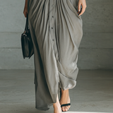 Zahara | Long pleated dress