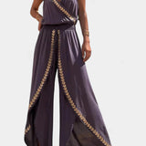 Lorena - Overall with Gold Details