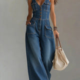 Claire | Women's V-neck Jumpsuit