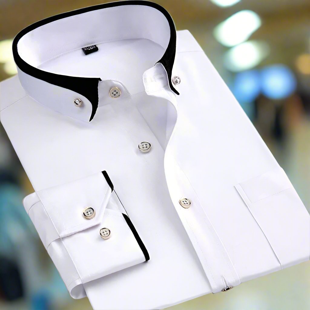 József | Classic cotton long-sleeved shirt