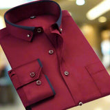 József | Classic cotton long-sleeved shirt