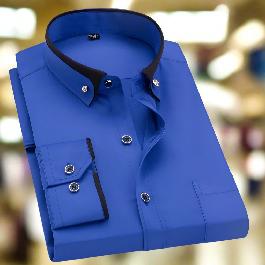 József | Classic cotton long-sleeved shirt