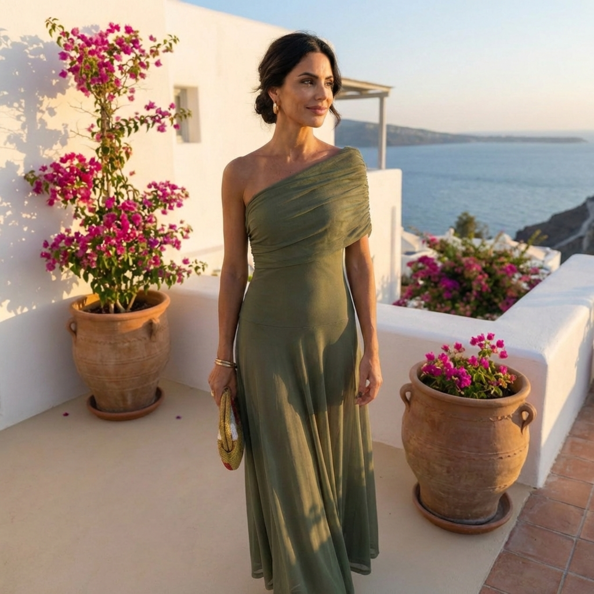 Uma - Elegant, Flowing Maxi Dress