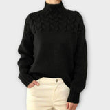 Eve - Women's sweater with detailed knit pattern