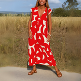 Magda - Light V-neck dress