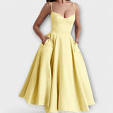 Meli - Light summer dress with corset detail