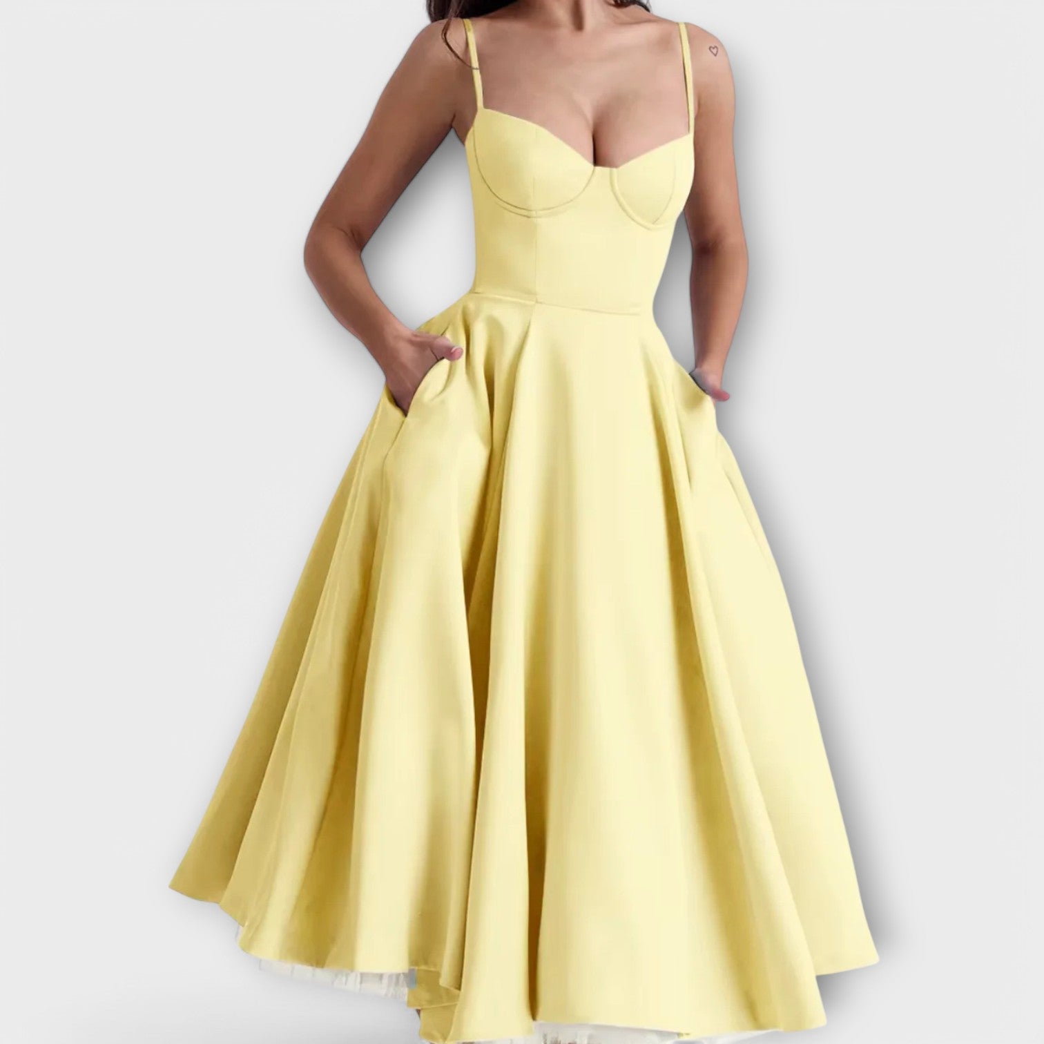 Meli - Light summer dress with corset detail