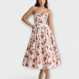 Meli - Light summer dress with corset detail