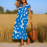 Magda - Light V-neck dress