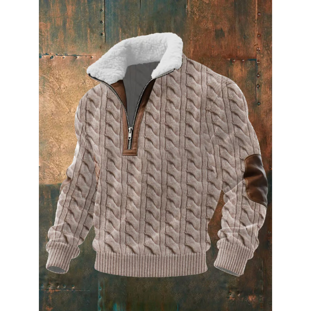 János - Turtleneck fleece pullover