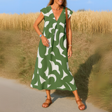 Magda - Light V-neck dress