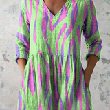 Oceane | Long V-neck Blouse