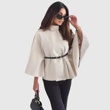 LEA - Stylish jacket with butterfly sleeves and a belt