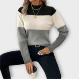 Elina - Salmon and chic sweater