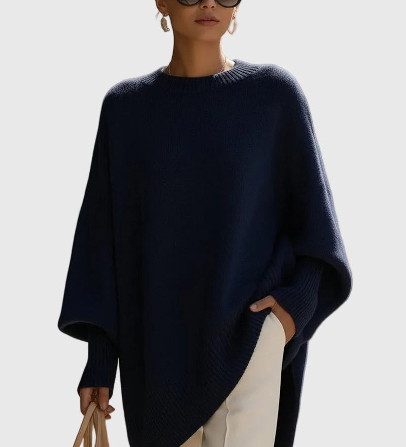 Kimia – Oversized Knitted Round Neck Jumper