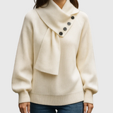 Arielle - Comfortable Shawl Neck Jumper