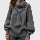 Arielle - Comfortable Shawl Neck Jumper