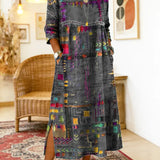 Manuela | Ethnic Patchwork Denim Dress