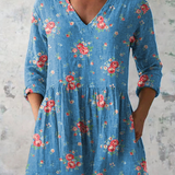 Melanie | Long V-neck Blouse