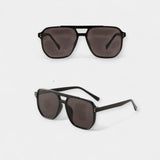 Square Glasses with Rivets