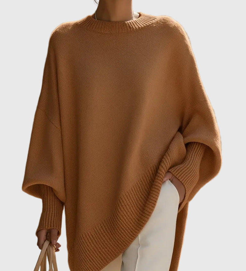 Kimia – Oversized Knitted Round Neck Jumper
