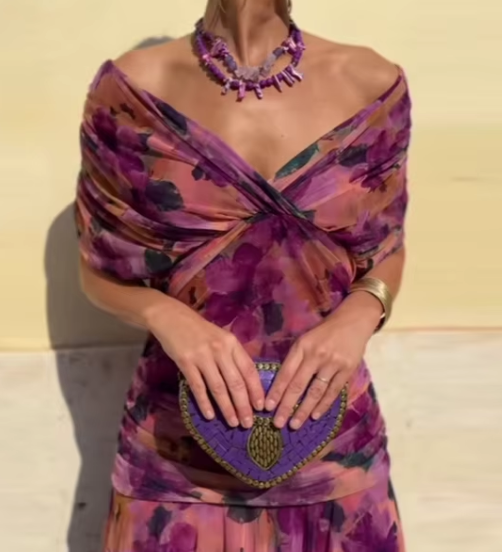 Luisa V-neck Dress