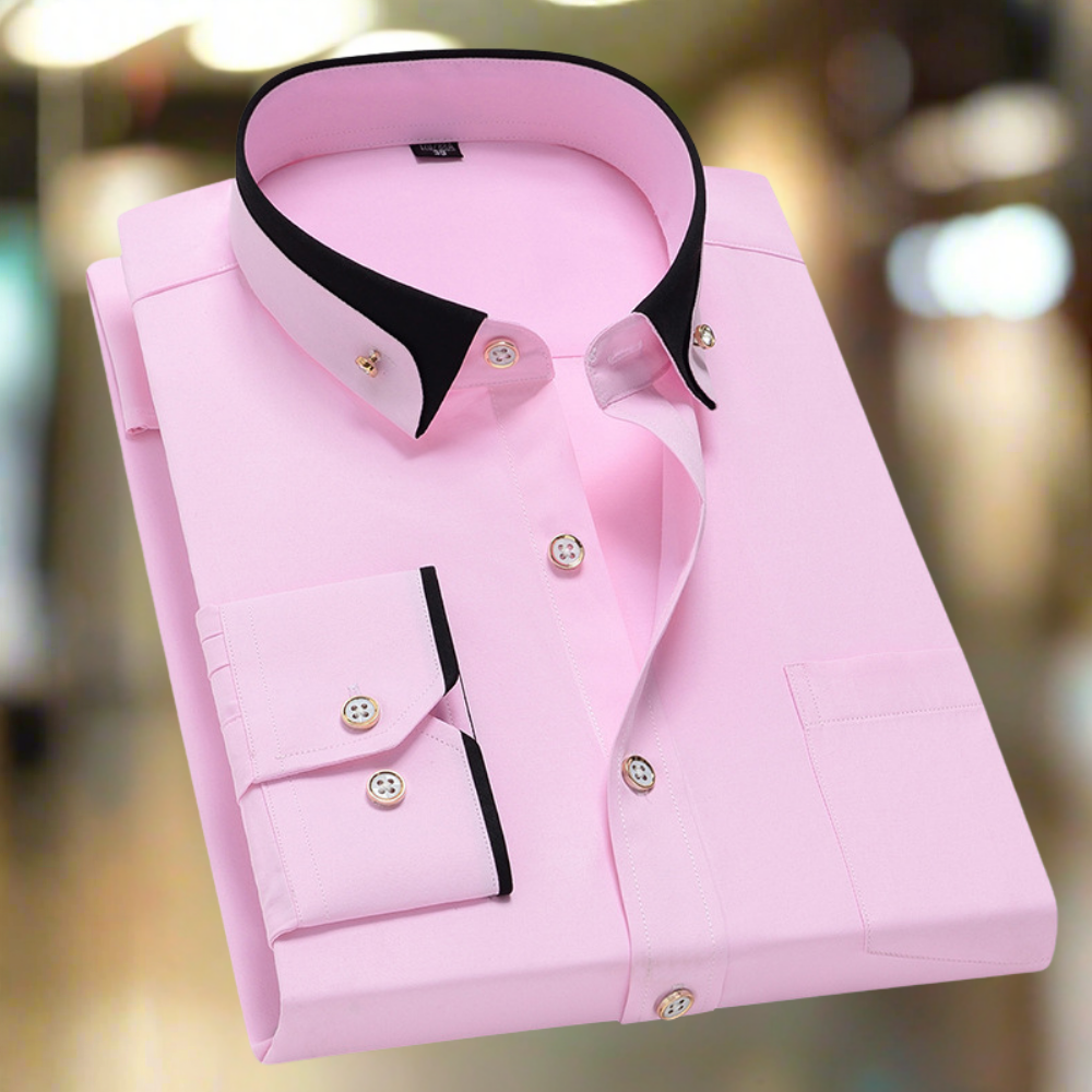 József | Classic cotton long-sleeved shirt