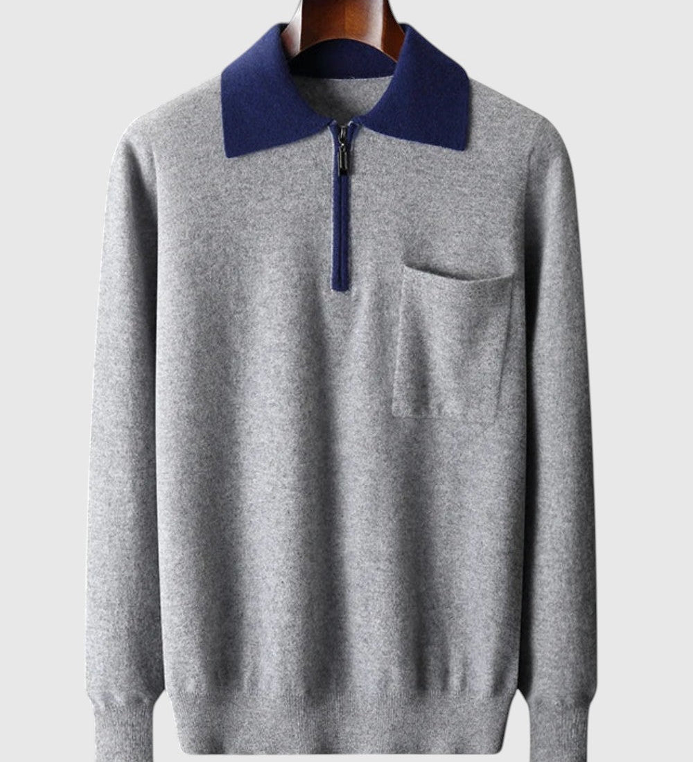 Endre - Castelle zip-up cashmere jumper