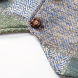 Men's herringbone tweed vest