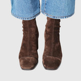 Ivonne - Elegant suede boots with heels