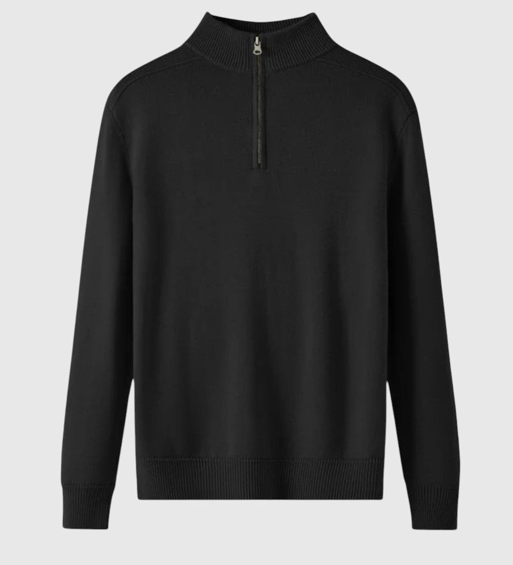 Jenő - Merino Wool Zippered Sweater Capri