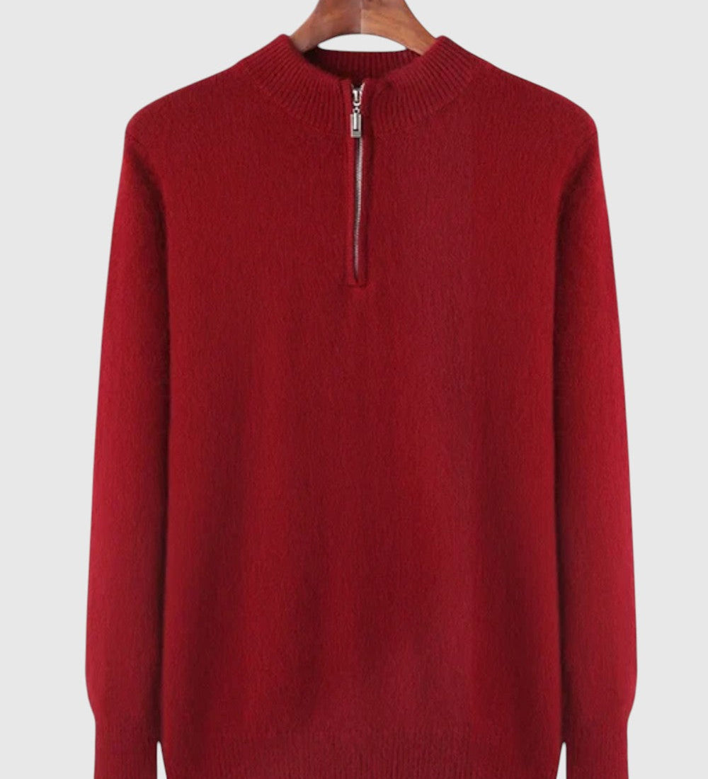 Gáspár – Genève zip-up cashmere cardigan