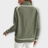 Kristin - Luxury Olive Green Knitted Jumper