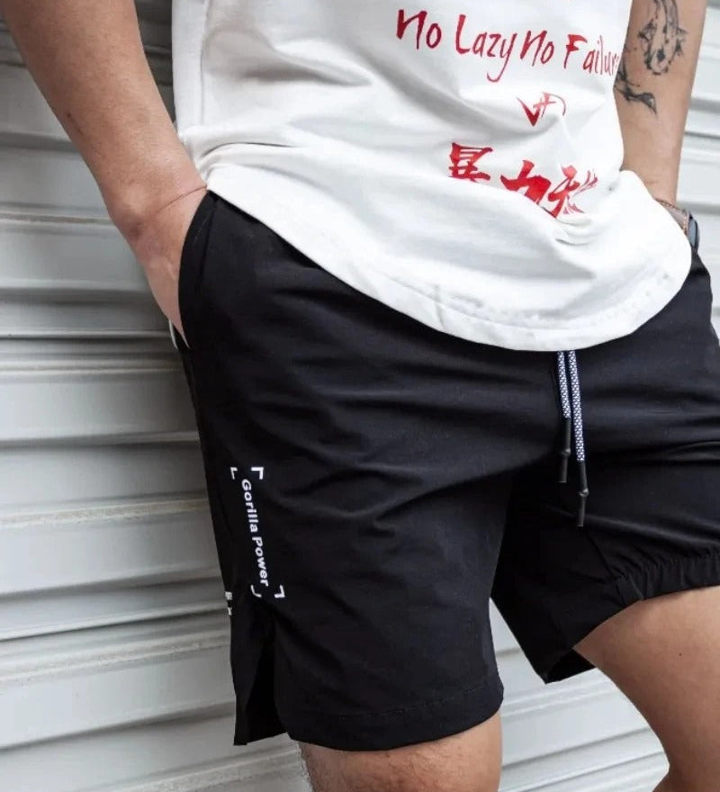 Heidi-Mode | Breathable, Solid Color Swim Trunks for Men with Drawstring