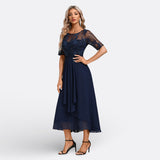 Mariana - Lace Short Sleeve Dress