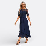 Mariana - Lace Short Sleeve Dress
