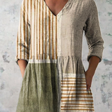 Camille | Long V-neck Blouse