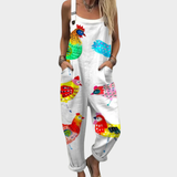 Printed workwear overalls