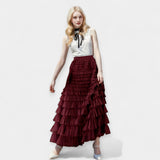 Elegant tulle skirt with decorative details