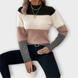 Elina - Salmon and chic sweater