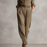 Celia | Checked Overall with Fine Details