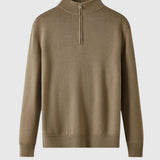 Jenő - Merino Wool Zippered Sweater Capri