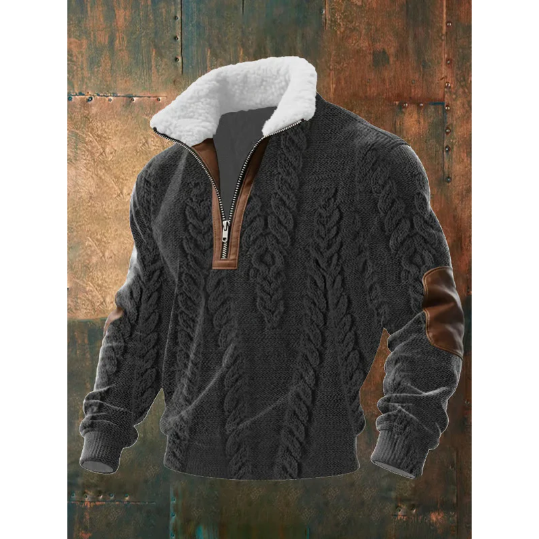 János - Turtleneck fleece pullover