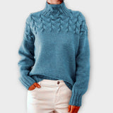 Eve - Women's sweater with detailed knit pattern