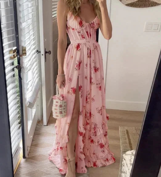 Sonia - Floral print midi dress