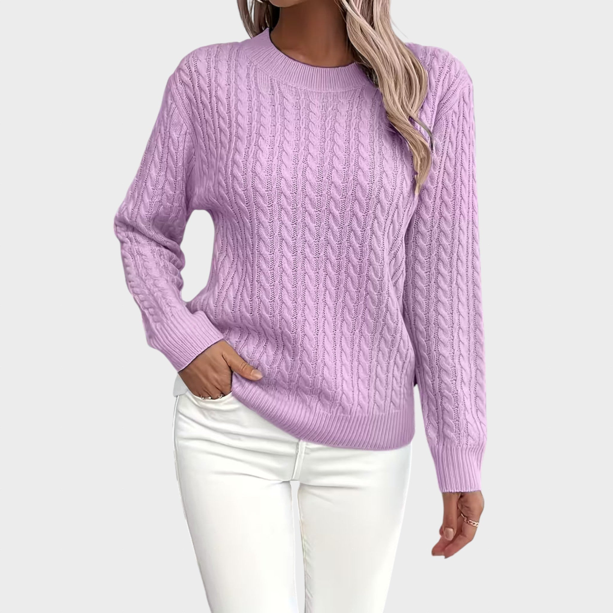 Vivianne – Soft Textured Knitted Sweater