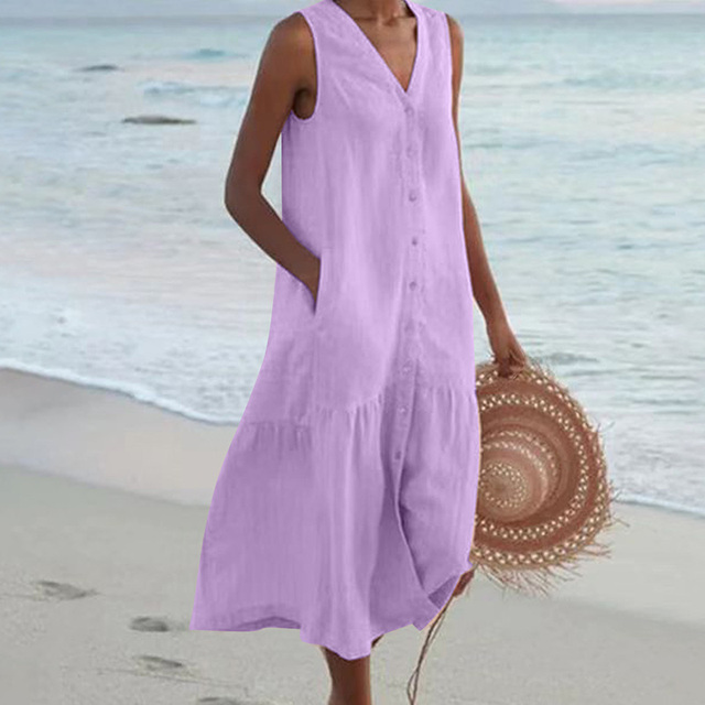 Celeste - V-neck dress