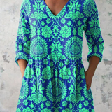 Ines | Hosszú V-Neck Blouse
